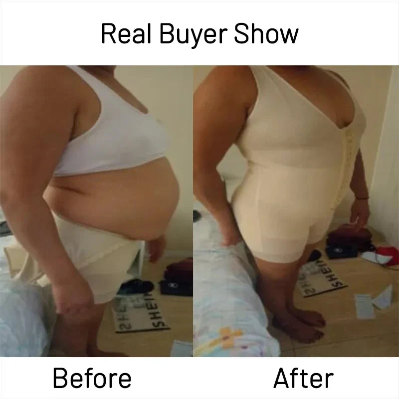 Full Body Shapewear Compression Girdle Fajas Colombian Corrective Underwear